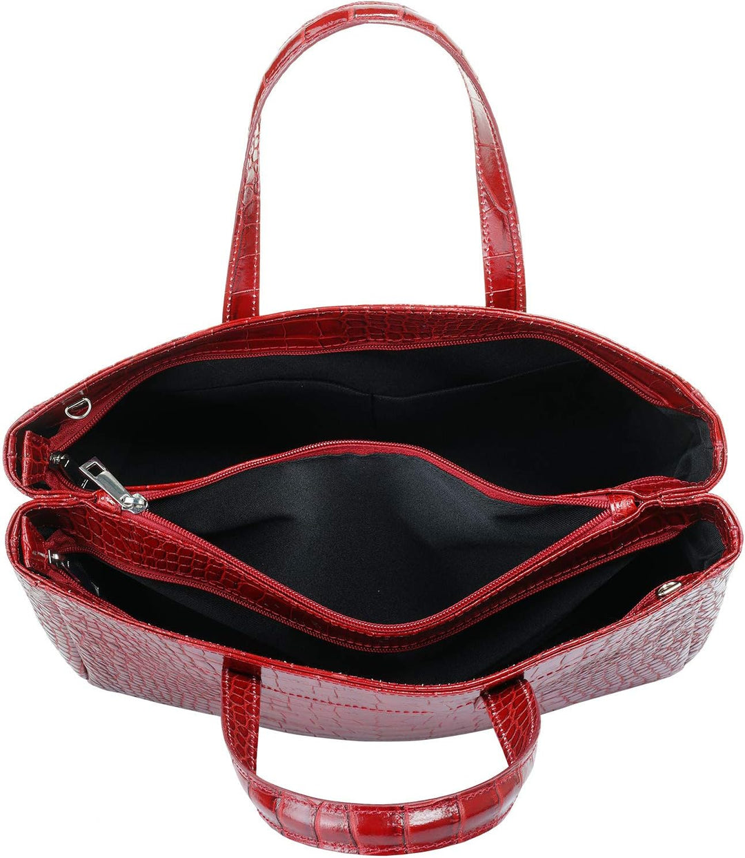 Cluty Grosse Grösse: Damen, Leder Damen Handtasche Rot, Rot