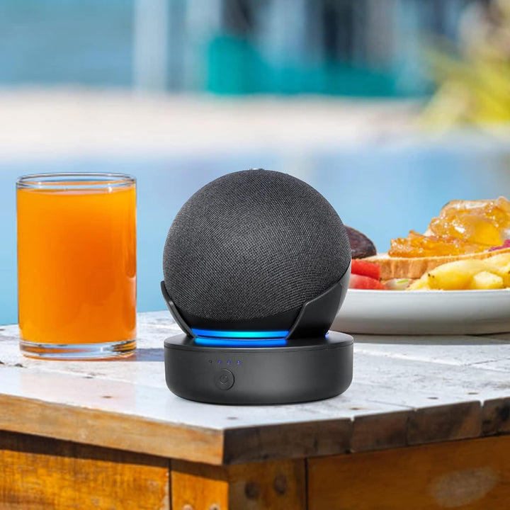 Tragbare Akku für 4. &amp; 5. Gen Smart Lautsprecher Batterie Akkustation 5000 mAh kompatibel mit Smartp