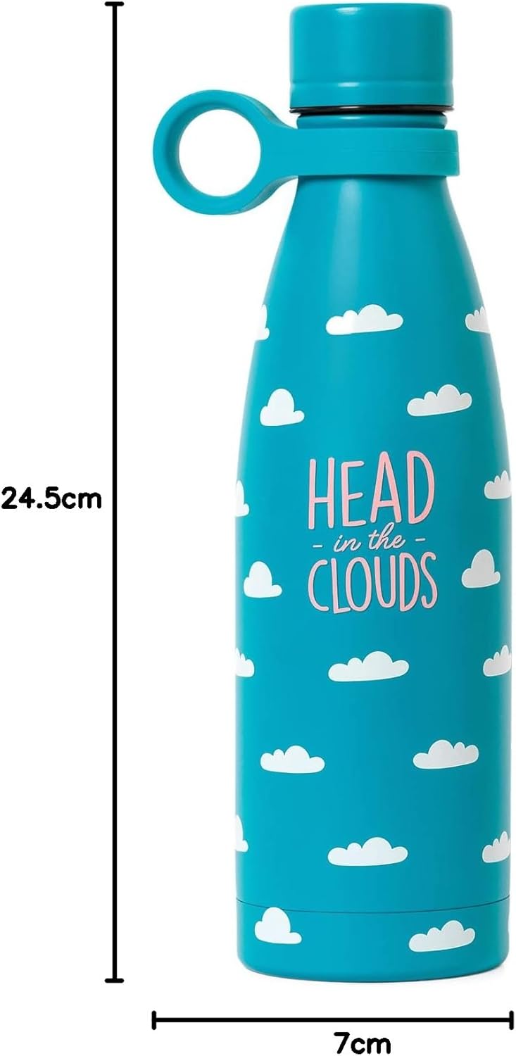 Legami - Hot&amp;Cold, Thermoflasche 500 ml, Ø 7 cm, leicht und robust, luftdichter Verschluss, abnehmba