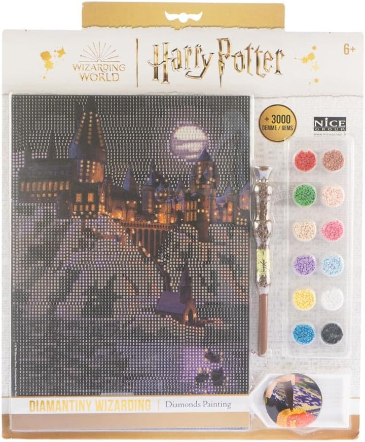 DIAMANTINY Harry Potter Landscape Boats To Hogwarts – Mosaik, Crystal Art, Diamond Painting – 1 Bild