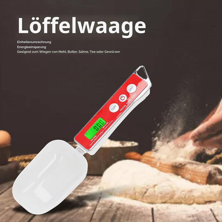 Elektronischer Messlöffel 500 g / 0,1 g Digitalwaage Löffel Küche Elektronischer Wiegelöffel mit LCD