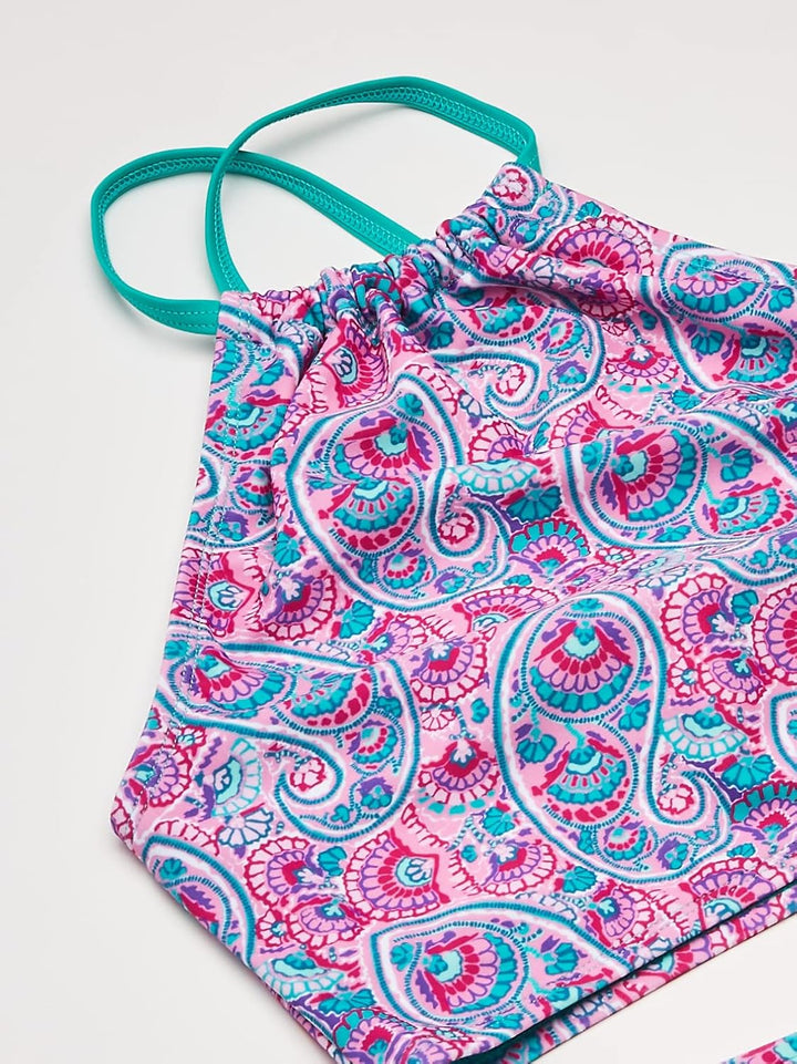 Kanu Surf Girls' Daisy Beach Sport Halter Tankini 2-Piece Swimsuit