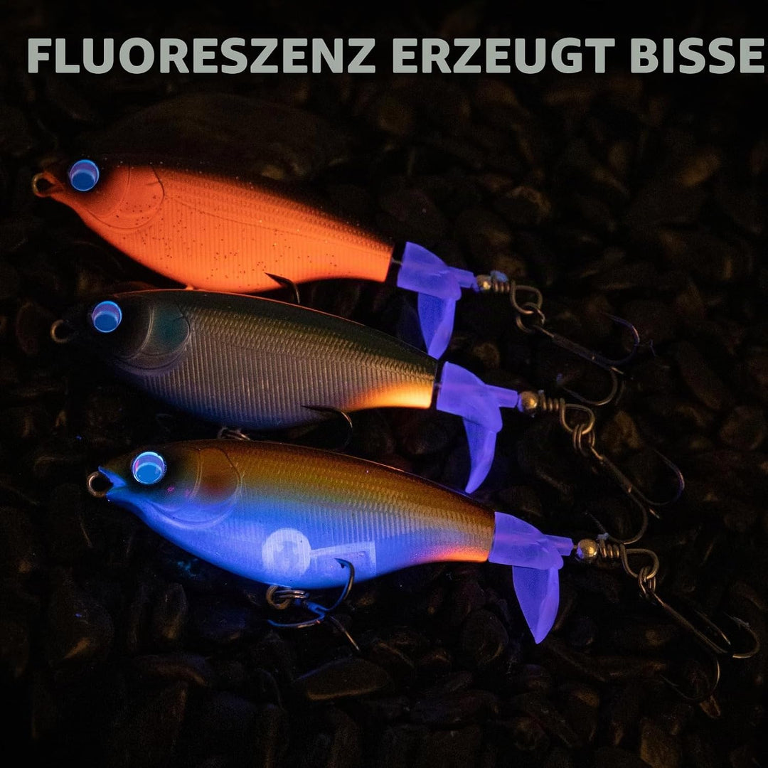 TRUSCEND Top Water Angelköder, Whopper Angelköder für Süsswasser oder Salzwasser, schwimmende Köder