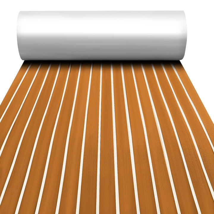 Toogou Generation Eva-Schaum Rutschfeste Marine Matte Rückseite mit 3 M Klebstoff, synthetische Teak