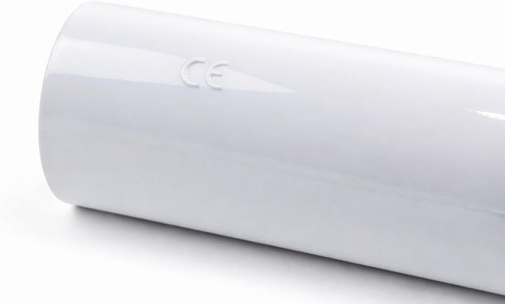 500mm Konzentrisches Luft-/Abgasrohr Ø 80/125 mm, Innen Kunststoff PP/Aussenrohr aus verzinktem Stah
