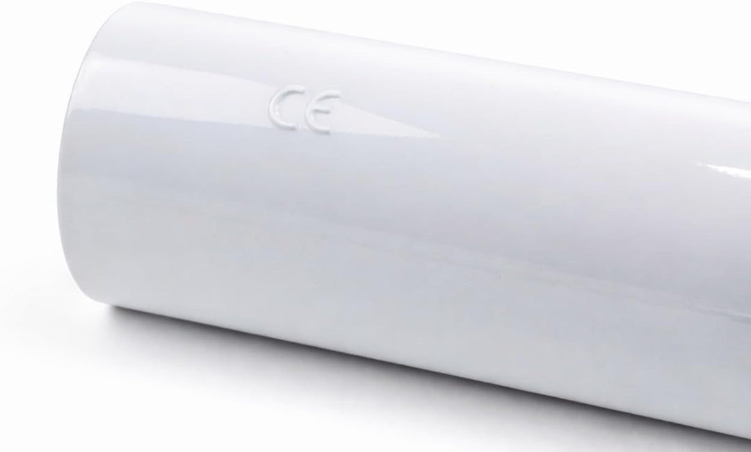 Uzman-Versand 1000mm Konzentrische Luft-/Abgasrohr Ø 80/125 mm, Innen Kunststoff PP/Aussenrohr aus v
