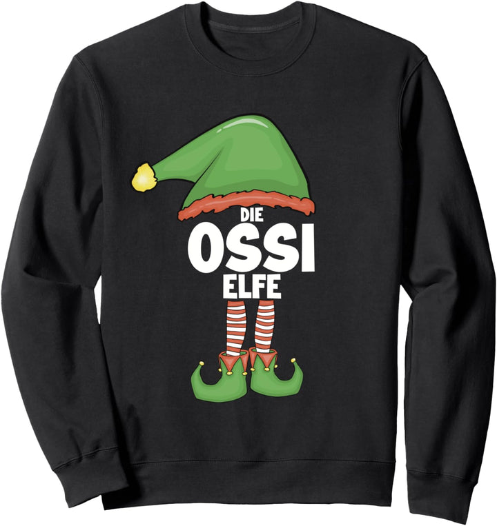 Weihnachtsoutfit Familie Xmas DDR Weihnachtsshirt Ossi Elfe Sweatshirt