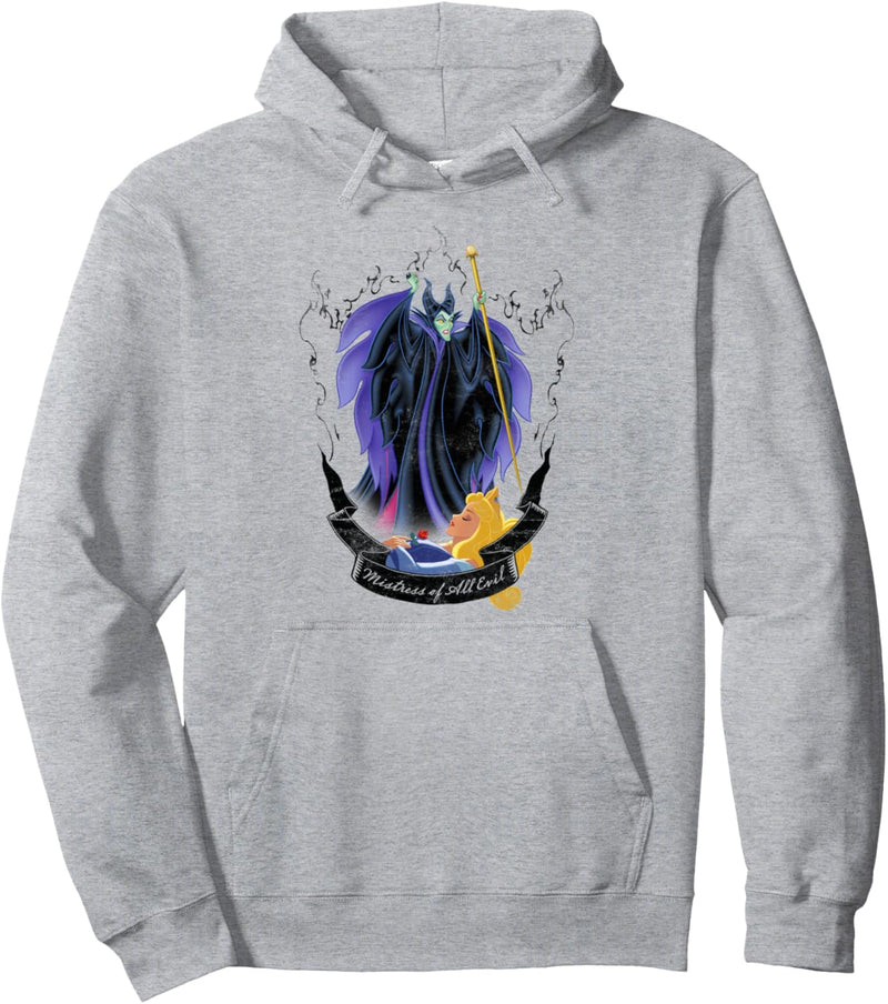 Disney Sleeping Beauty Maleficent And Aurora Flame Portrait Pullover Hoodie