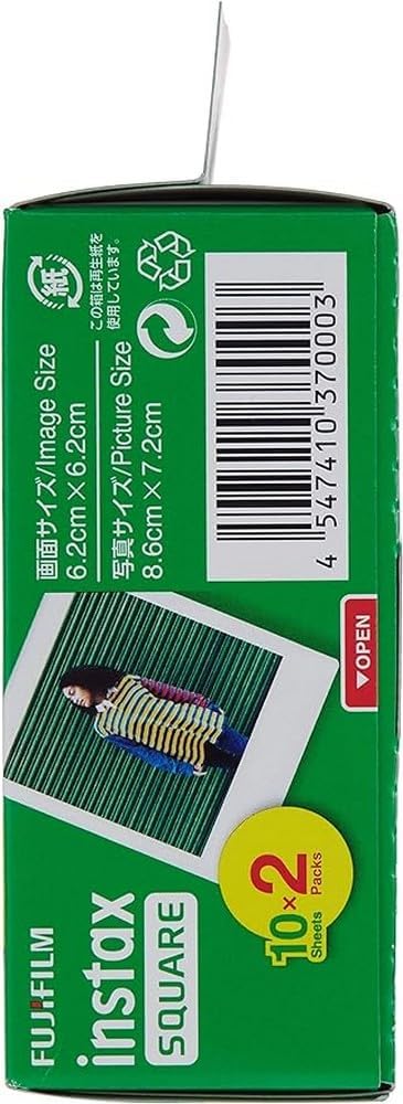 instax Square Link Midnight Green & Square Film (20/PK) Midnight Green Bundle mit Square Film (20/PK