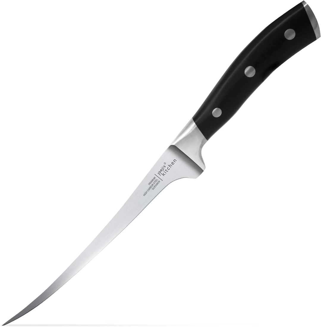 Joejis Filetiermesser Fisch 32 cm scharf aus Edelstahl - das Fischfiletiermesser ist hervorragend al