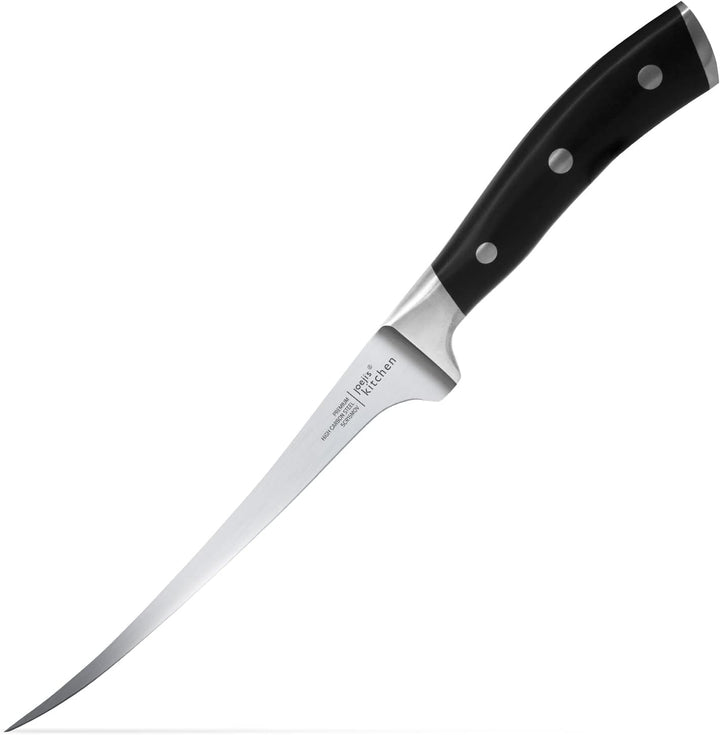 Joejis Filetiermesser Fisch 32 cm scharf aus Edelstahl - das Fischfiletiermesser ist hervorragend al