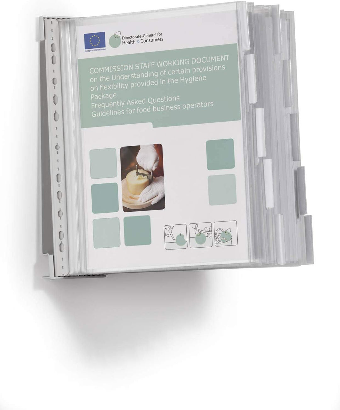 Durable Sichttafelsystem Function Safe Wall 10 mit 10 Sichttafeln, 583100 Wand (geschützt) 10 Tafeln