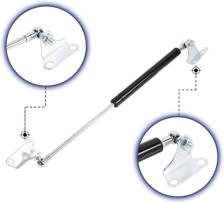 X AUTOHAUX 2 Stück Auto Gasdruckdämpfer Gasdruckfeder 300N/67LB Kompressionsfeder Lift-O-Mat Scharni