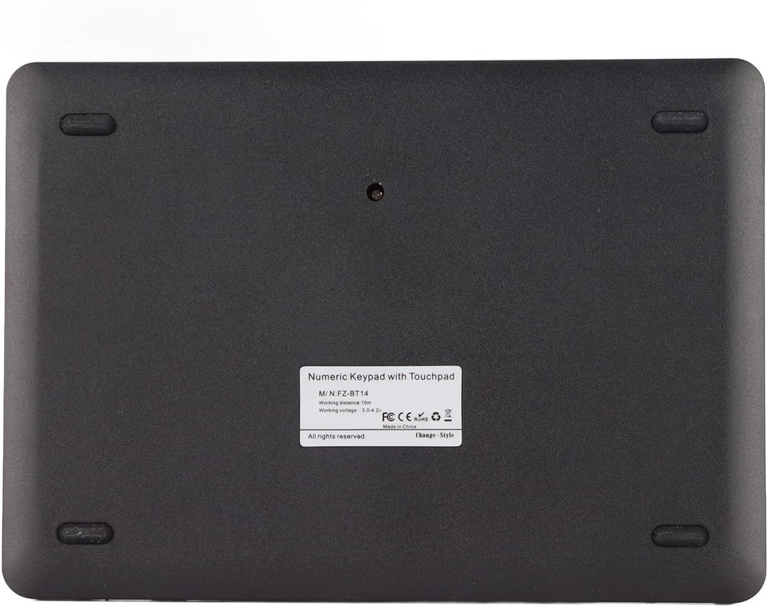 Ziffernblock Touchpad, 2,4 G Wireless Dual Modes, 22 Tasten Typ C Wiederaufladbarer Nummernblock, 50