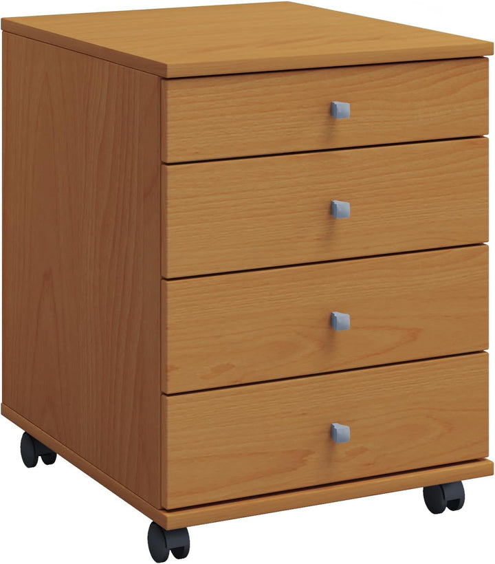 VCM Rollcontainer | Beistellcontainer mit Schubladen | Masse ca. H. 57 x B. 42 x T. 50 cm | Bürocont