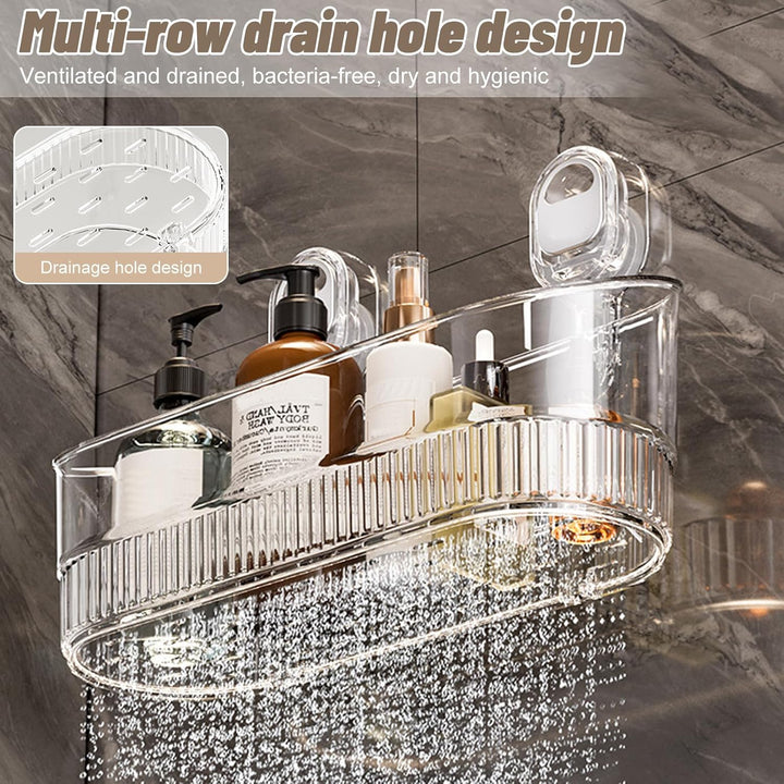 Duschablage Ohne Bohren, Bad Regal Hängend, Badezimmer Organizer, Wandregal, Aufbewahrungsregal, Dus