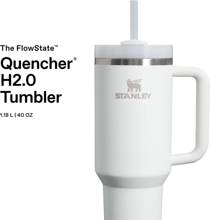 STANLEY Quencher H2.0 Flowstate Trinkflasche Mit Strohhalm 1.2L - Thermobecher Kühlt 11 Stunden - 48
