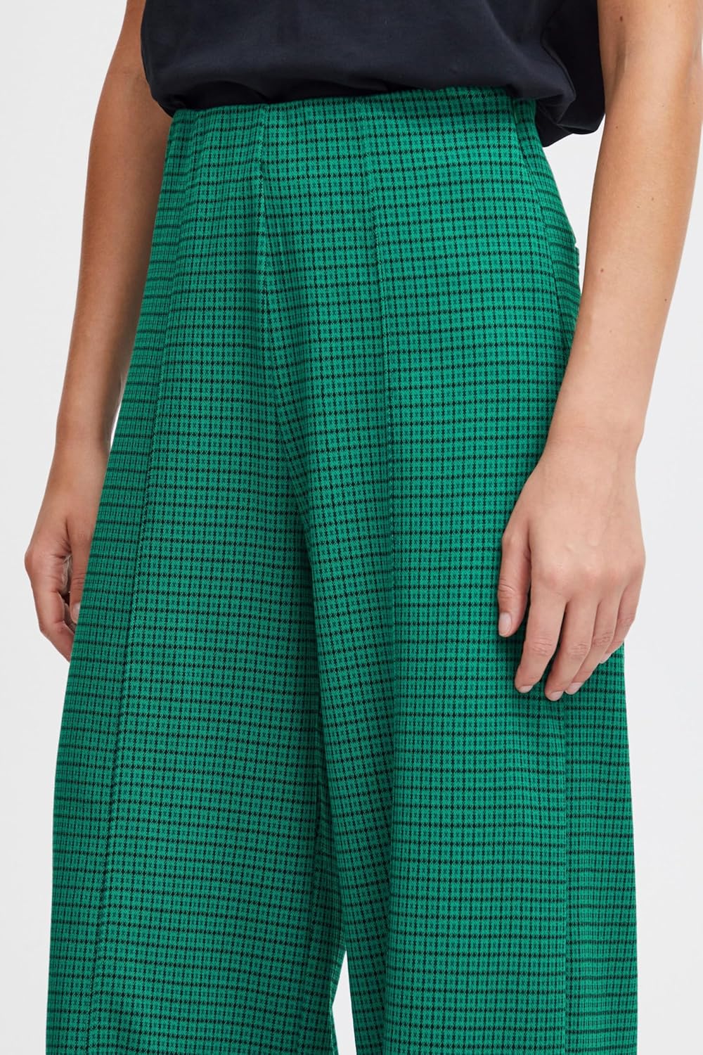 ICHI Damen Lässige Business-Hose XS Cadmium Green (185424), XS Cadmium Green (185424)