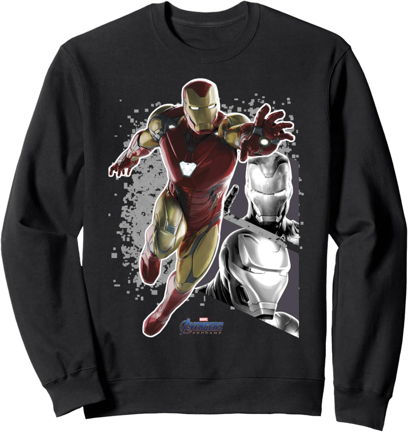 Marvel Avengers Endgame Iron Man Panel Pose Premium Tee Sweatshirt