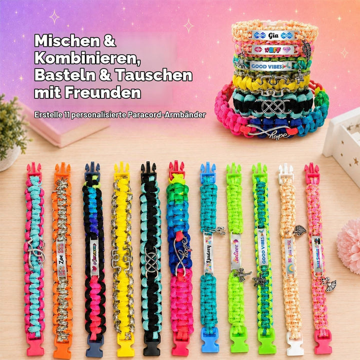 Personalisierte Charm Friendship Bracelet Making Kit: Beste Kinder im Alter von 7-14. Grosse Aktivit