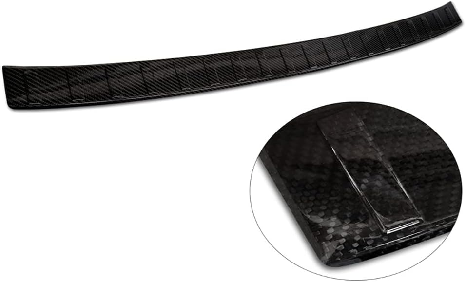 Avisa Echtes 3D Karbon Heckstossstangenschutz kompatibel mit BMW X1 U11 / U11 xLine 2022- 'Ribs'