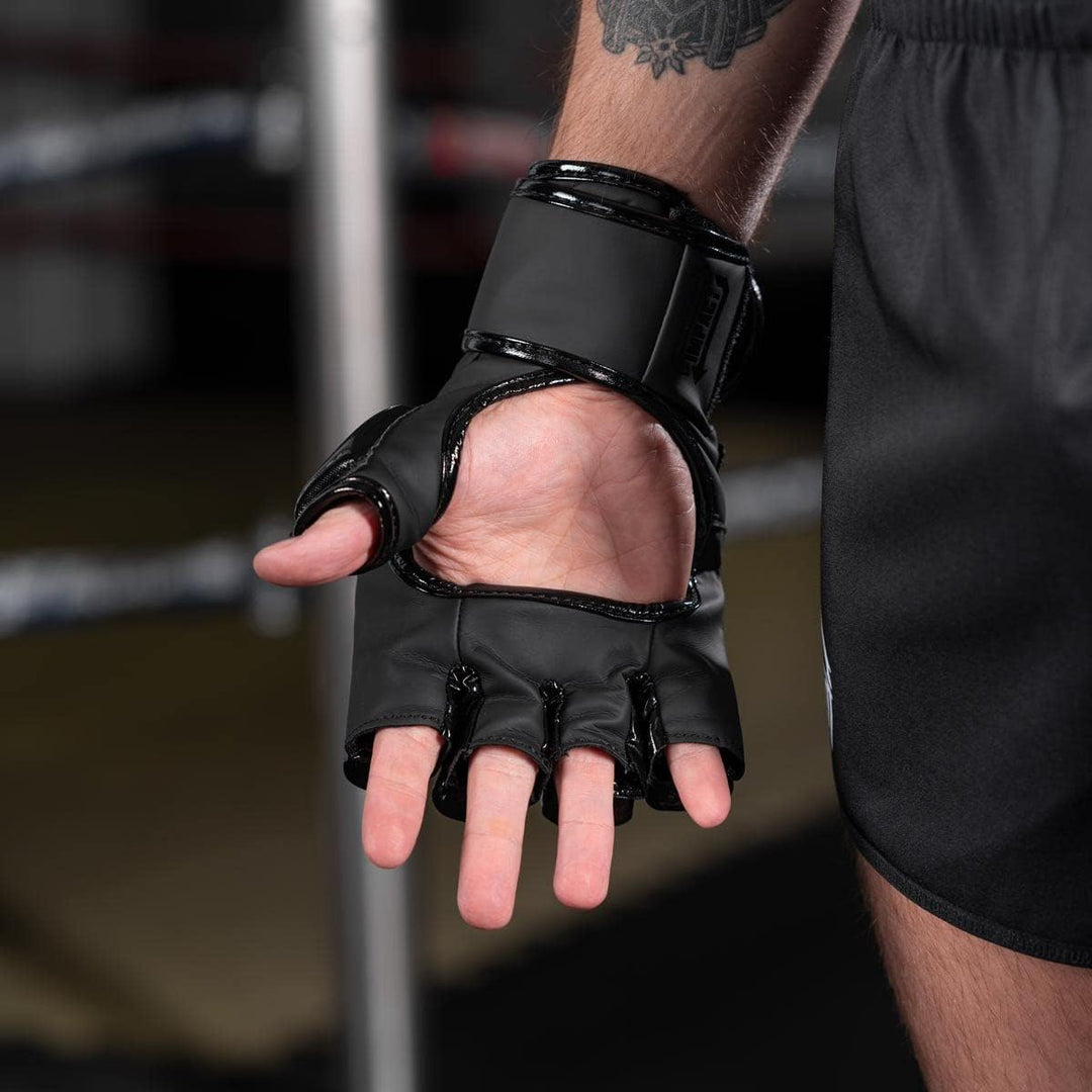 Phantom MMA Handschuhe APEX | Profi Gloves für Fight, Sparring, Boxen, Freefight Apex Hybrid - Schwa