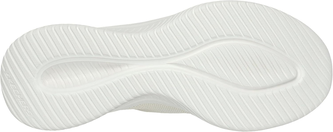 Skechers Damen 149710 MVE 35.5 EU Natural Knit Periwinkle Trim, 35.5 EU Natural Knit Periwinkle Trim