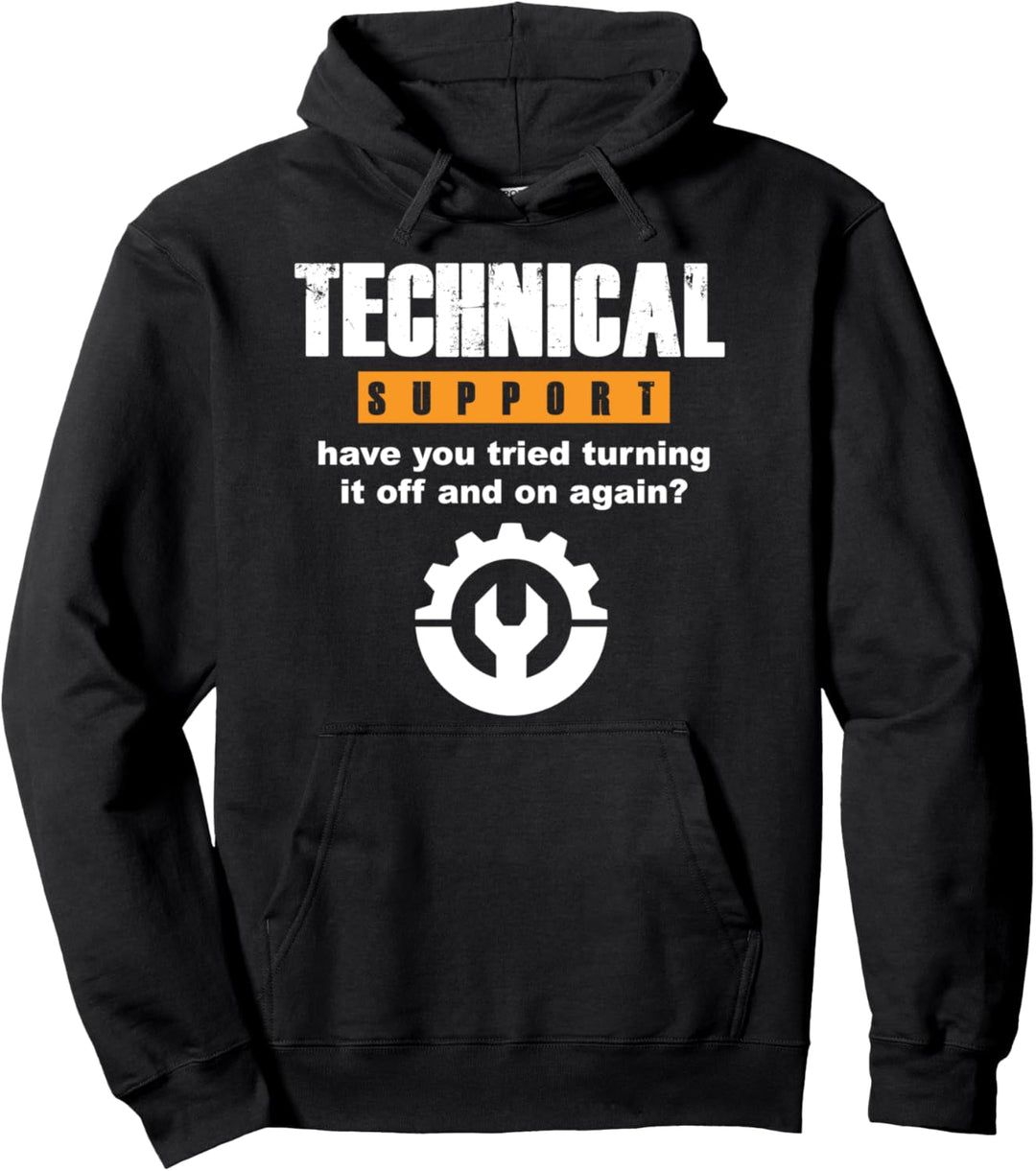 Technischer Kundendienst Programmierer Techie Pullover Hoodie