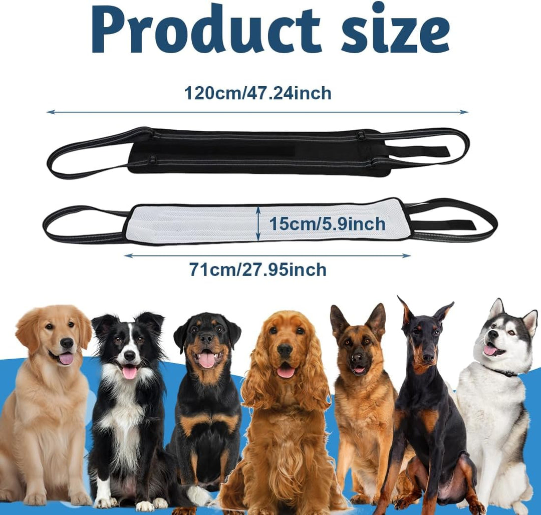 1 Stück Tragehilfe Hund Gross,Hilfsriemen,Hunde Tragehilfe,Für die Unterstützung Von Behinderte Hund