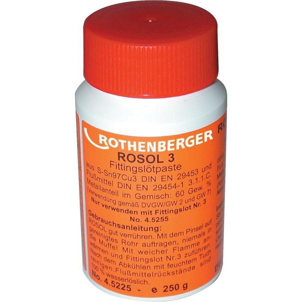 Rothenberger Weichlötpaste "Rosol 3" 250 g, 1 Stück, 45225