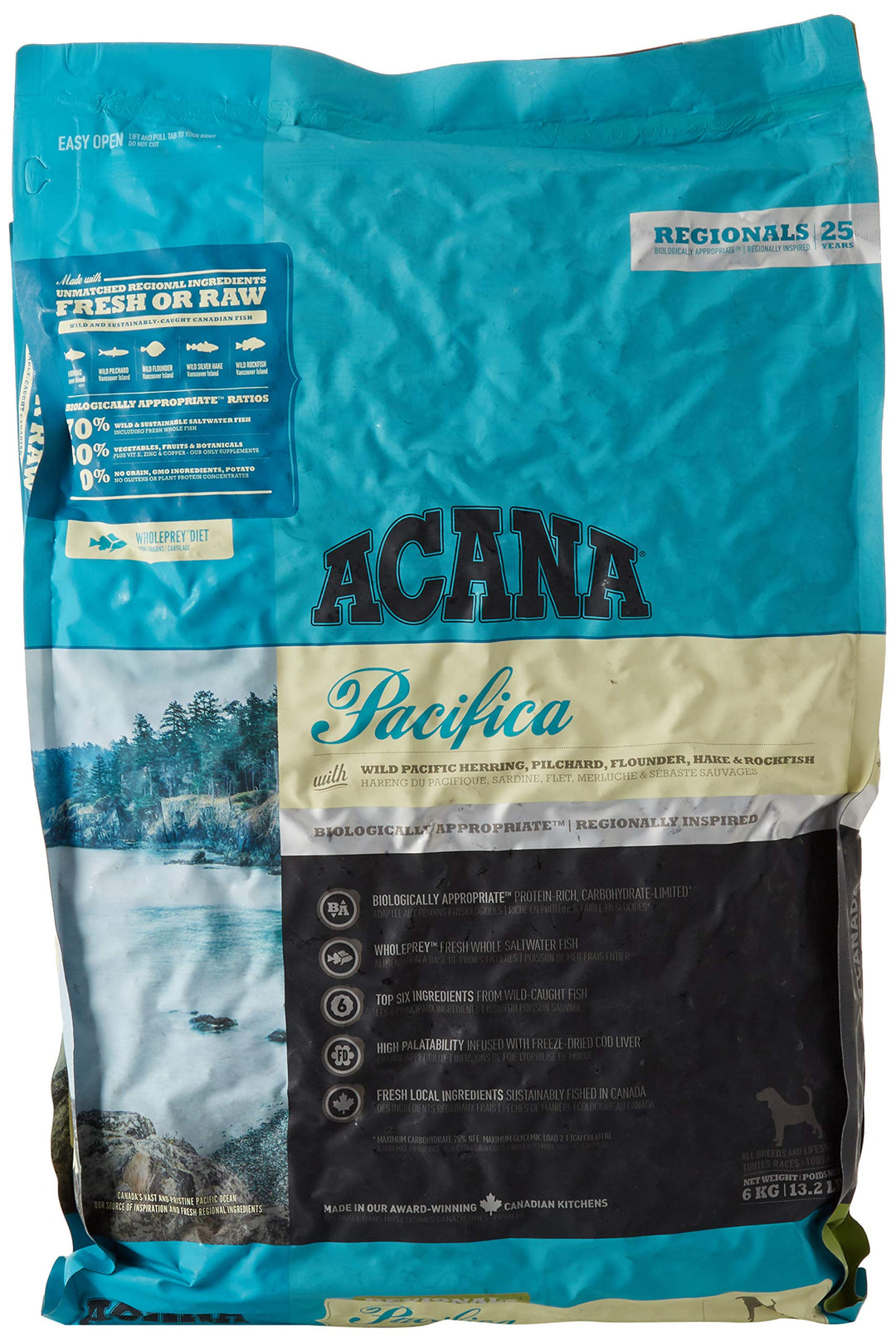 Acana Pacifica Hundefutter, 6 kg