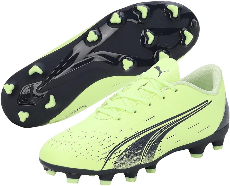 PUMA Unisex Kinder Ultra Pro Fg/Ag Jr Fussballschuh 33 EU Fizzy Light Parisian Night Blue Glimmer, 3