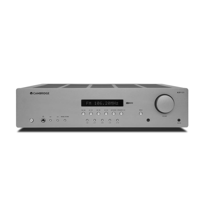 Cambridge Audio AXR100 – 100-Watt-Stereo-Verstärker mit eingebautem Phono-Vorverstärker, Bluetooth u