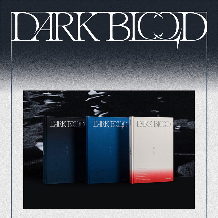 ENHYPEN - [DARK BLOOD] (HALF Ver.) Photo Book + CD-R + Photo Card + Message Photo Card + Sticker + P