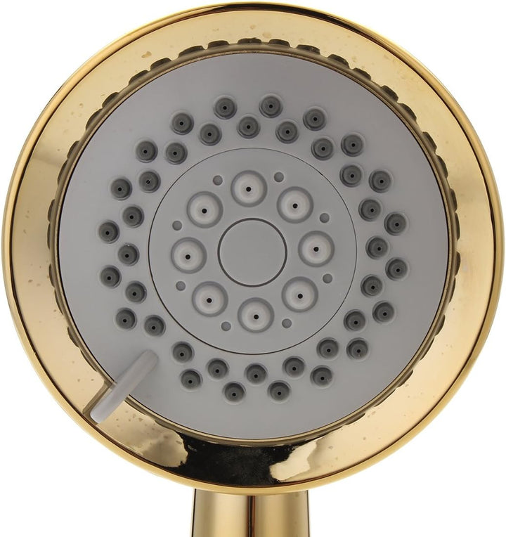 Baogu Europäischen Stil Gold Rainfall Kopfbrause Filtration Wasserspar Handbrause mit Brauseschlauch