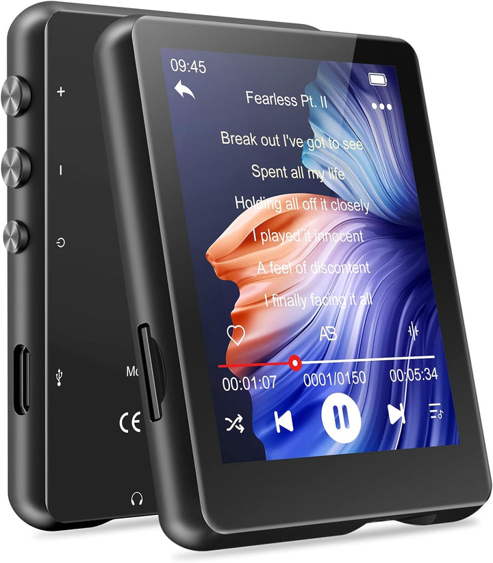 32GB MP3 Player Bluetooth 5.0 MECHEN 2,4'' Touchscreen Tragbarer MP3-Player zum Laufen mit Line-in-A