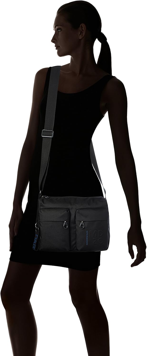 Mandarina Duck Damen Md 20 Umhängetasche Schwarz, Schwarz