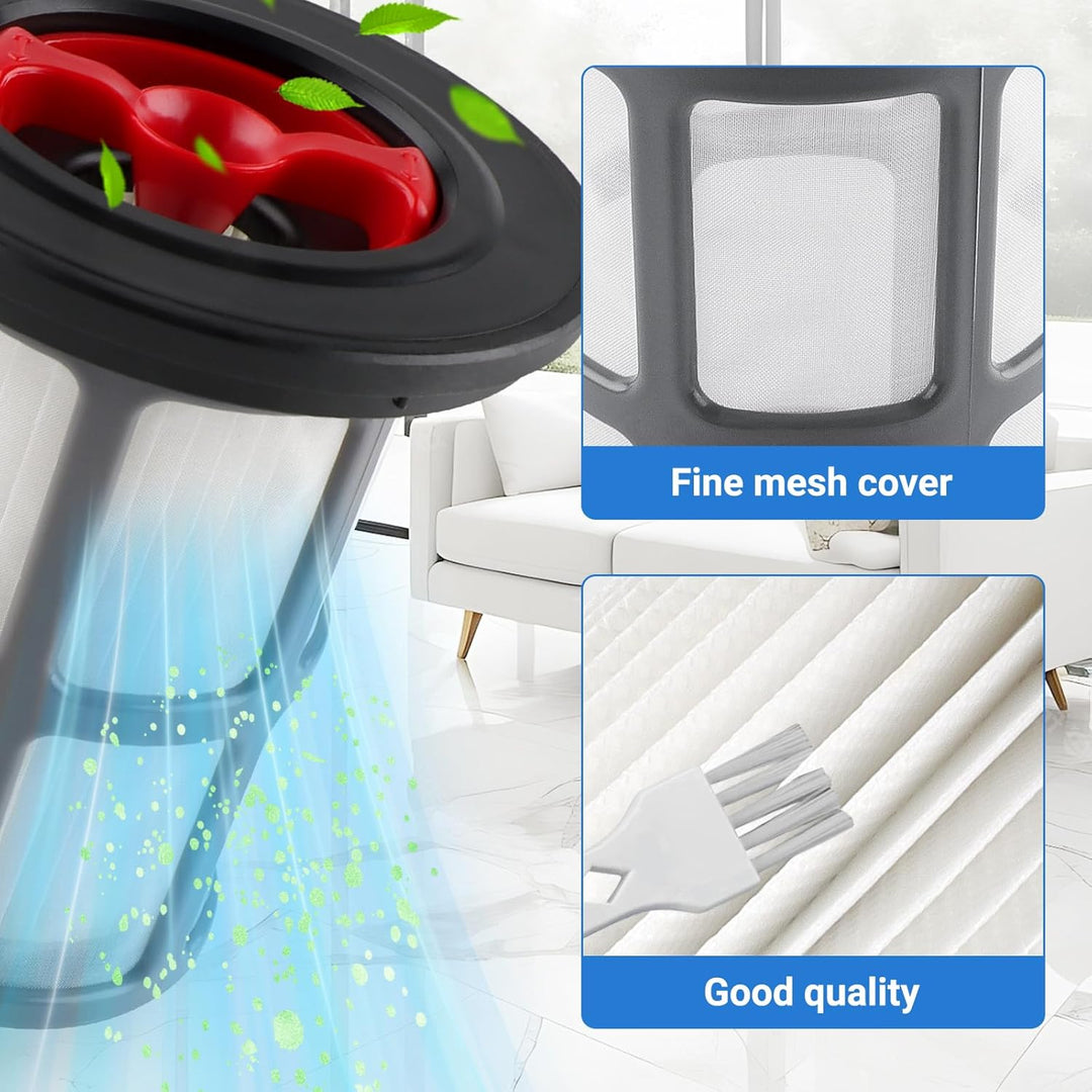 2 Stück Ersatzfilter und Staubsauger Filter Fusselschutz kompatibel mit Bosch Unlimited Gen2 Serie 8