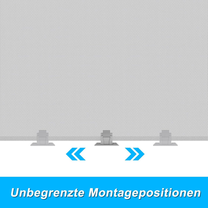 Aufun Treppenschutzgitter Türschutzgitter ausziehbar, Treppenhäusergitter, Absperrgitter mit Kinders