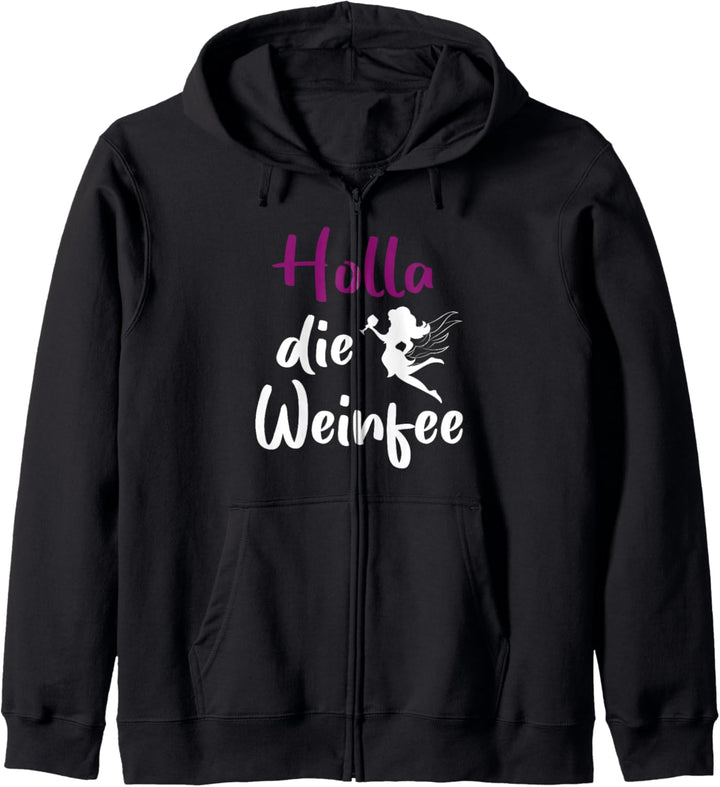Vino - Holla die Weinfee - Weisswein - Wein Kapuzenjacke