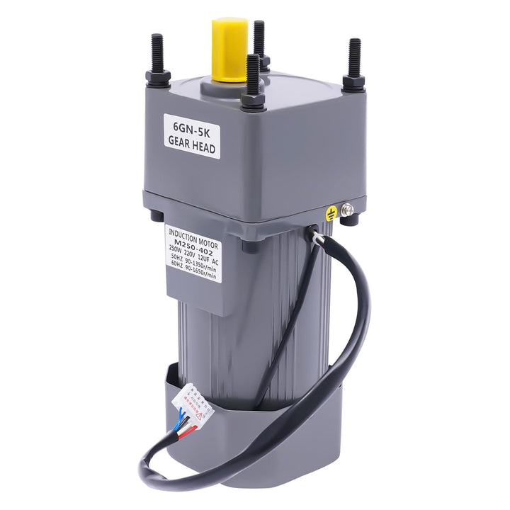 Getriebemotor 220V & 250W Schneckengetriebemotor mit Drehzahlregler, Schneckengetriebe Motor Einstel