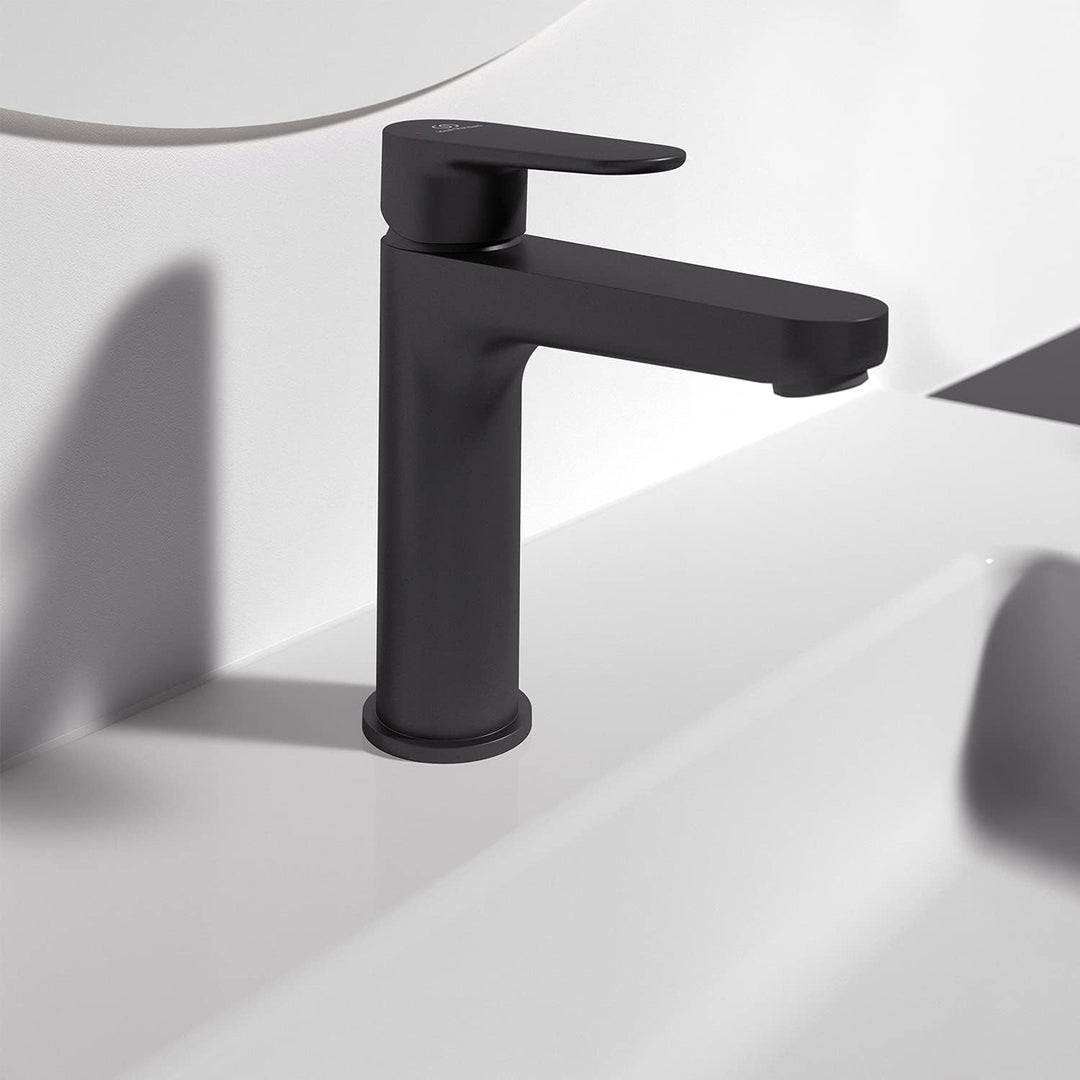 Ideal Standard BD131XG Cerafine O Waschtischarmatur mit Push-Open Ventil Auslaufhöhe 122mm Push-Open