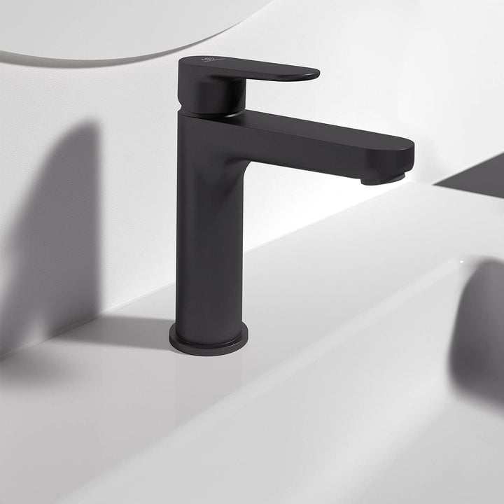 Ideal Standard BD131XG Cerafine O Waschtischarmatur mit Push-Open Ventil Auslaufhöhe 122mm Push-Open