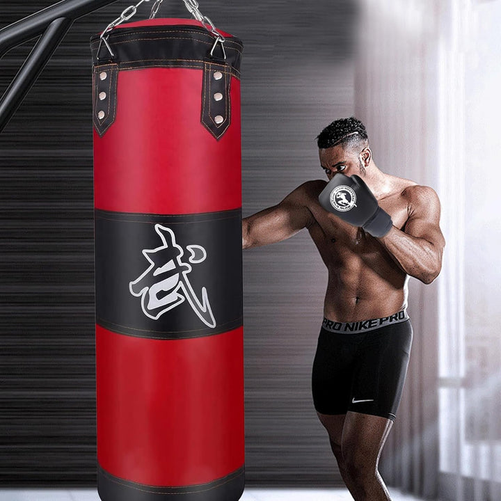 Boxsack Hängende Punchingsäcke,Punching Bag,(Keine Füllung) MMA-Boxball Muay Martial Arts Kickbox-Bo