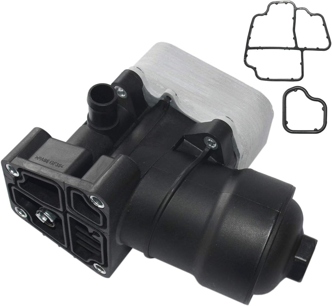 Huiruhy Ölfiltergehäuse Ölfilter Ölkühler Kompatibel mit A3 A4 A6 Q5 TT 1.6 2.0 TDI 03L115389G 03L11