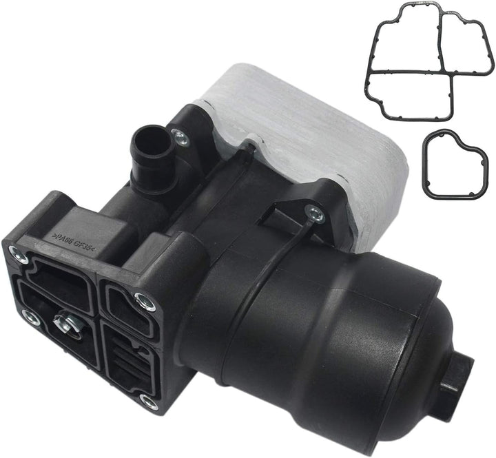 Huiruhy Ölfiltergehäuse Ölfilter Ölkühler Kompatibel mit A3 A4 A6 Q5 TT 1.6 2.0 TDI 03L115389G 03L11