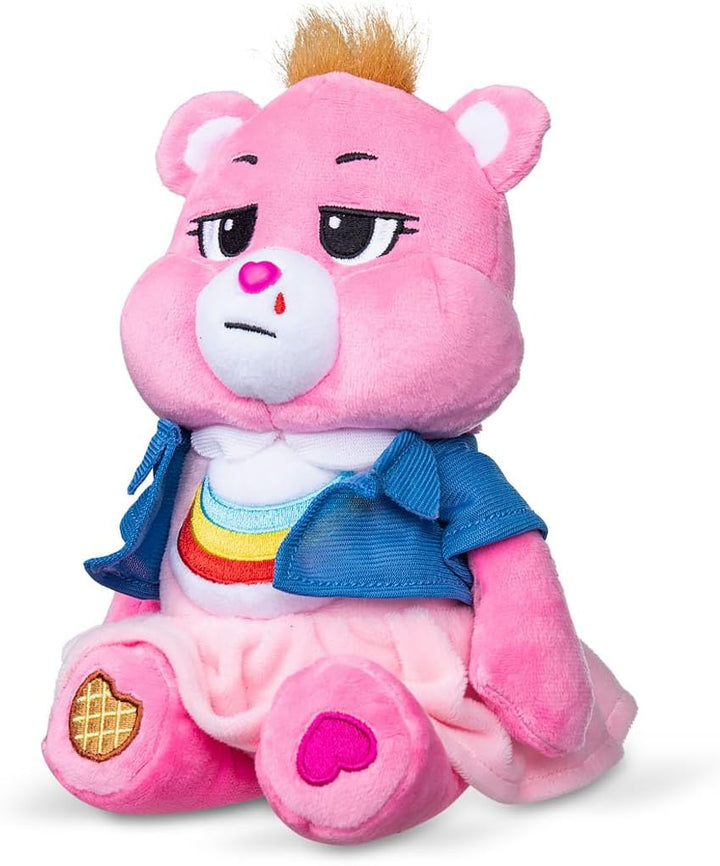 Basic Fun Care Bears x Stranger Things Cheer Bear als Eleven – 22 cm Fun Size Plüsch – Limitierte Sa