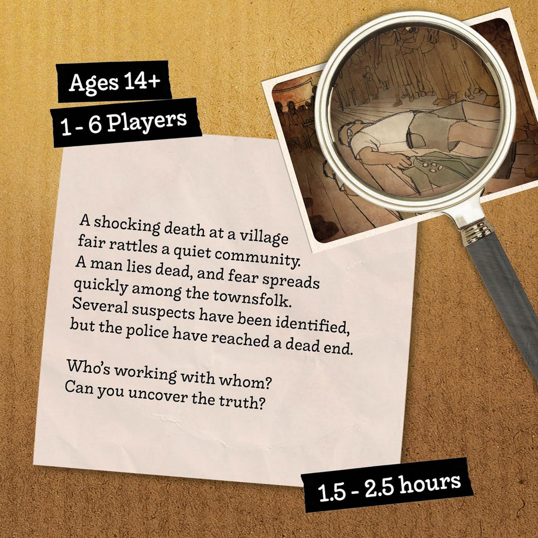 Hidden Games Crime Scene - The case of Little Gomersal - British UK - Realistic crime scene game, ex