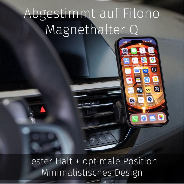 FILONO iPhone 15 Pro Max Carbon Hülle, sicherer Schutz, kompatibel mit MagSafe iPhone 15 Pro Max HYB