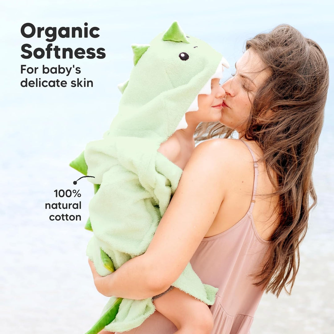 KeaBabies Bio-Kapuzenhandtuch Baby für Mädchen, Jungen - Weich, Absorbierend, 100% Baumwolle Babyhan